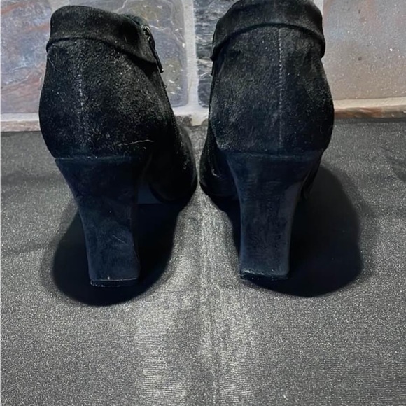 EC Colin Stewart black suede ankle boots size 7 only worn a few times - Picture 5 of 8